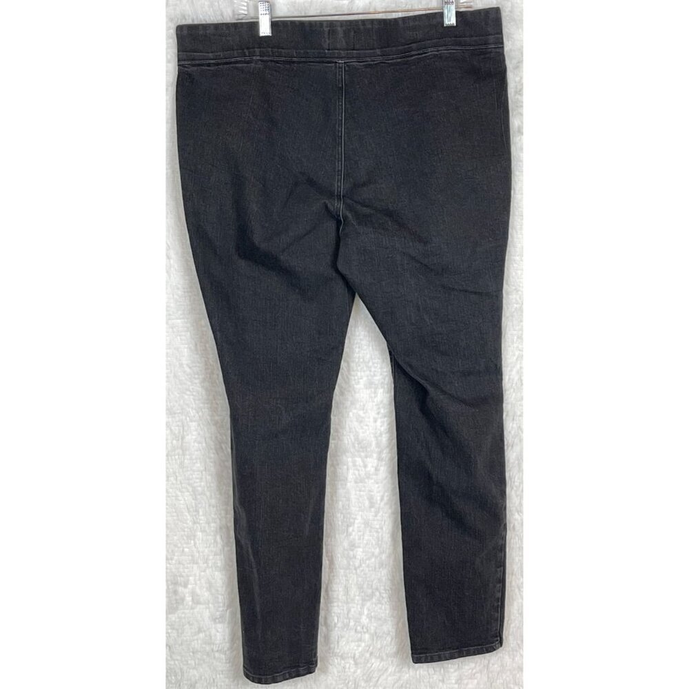 St. John's Bay XL Tapered Black Stretchy Pants - Picture 4 of 4